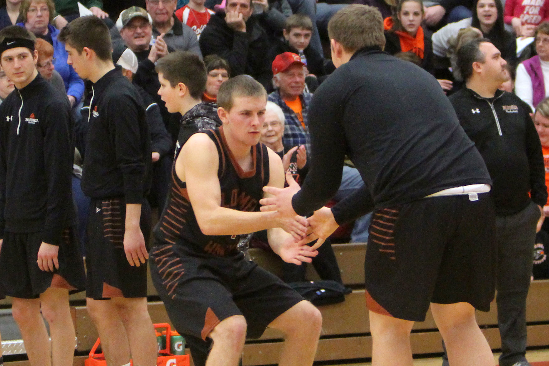 Bloomer at Colfax boys basketball 2-9-19